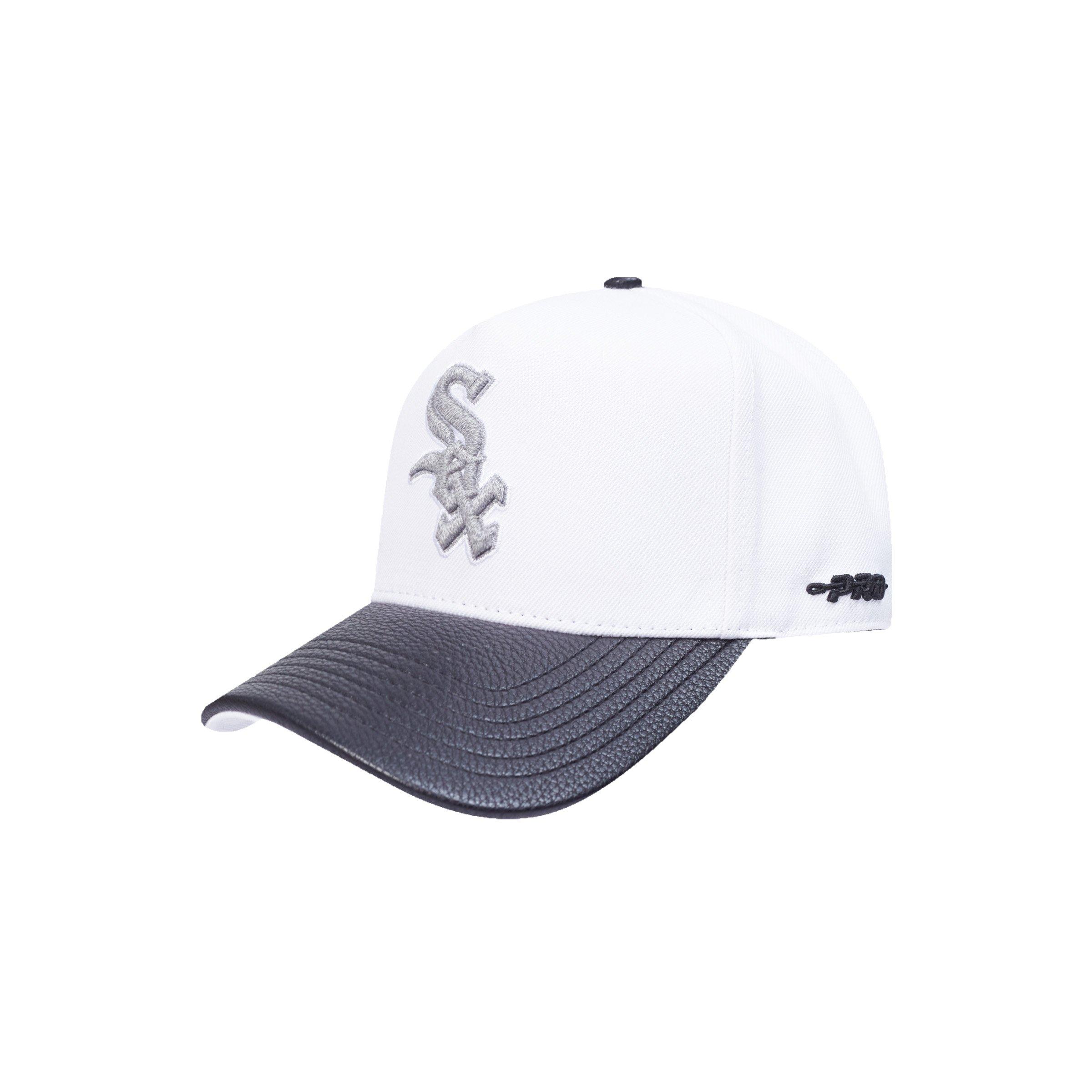 New Era Chicago White Sox Met Silver Snapback Hat-White - WHITE/BLACK